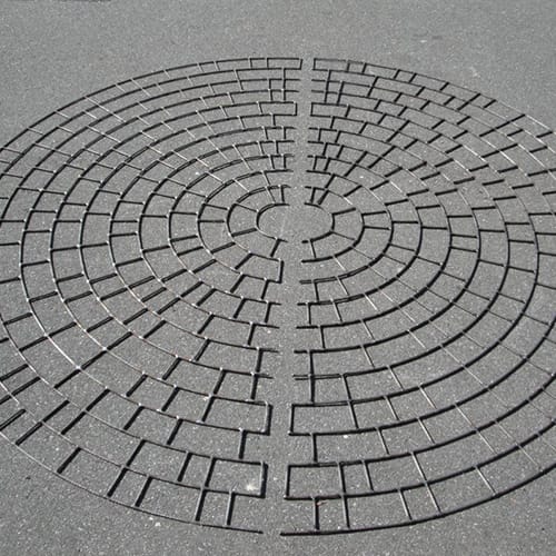 Stamped Asphalt: Circle
